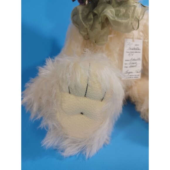 Limited Edition 5/5 Mohair Teddy Bear "Isabella" By Angie Tait 22" Blonde Crown - Picture 12 of 13